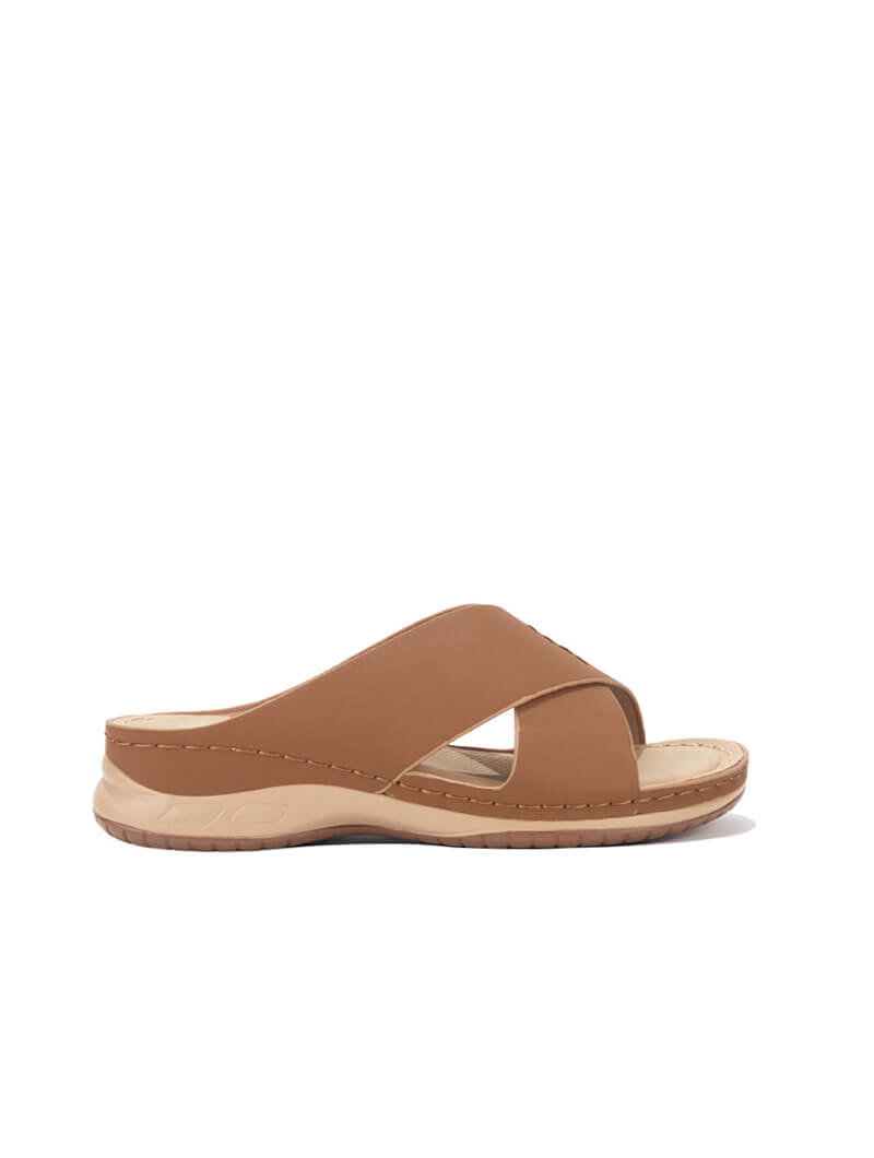 Mules à brides croisées